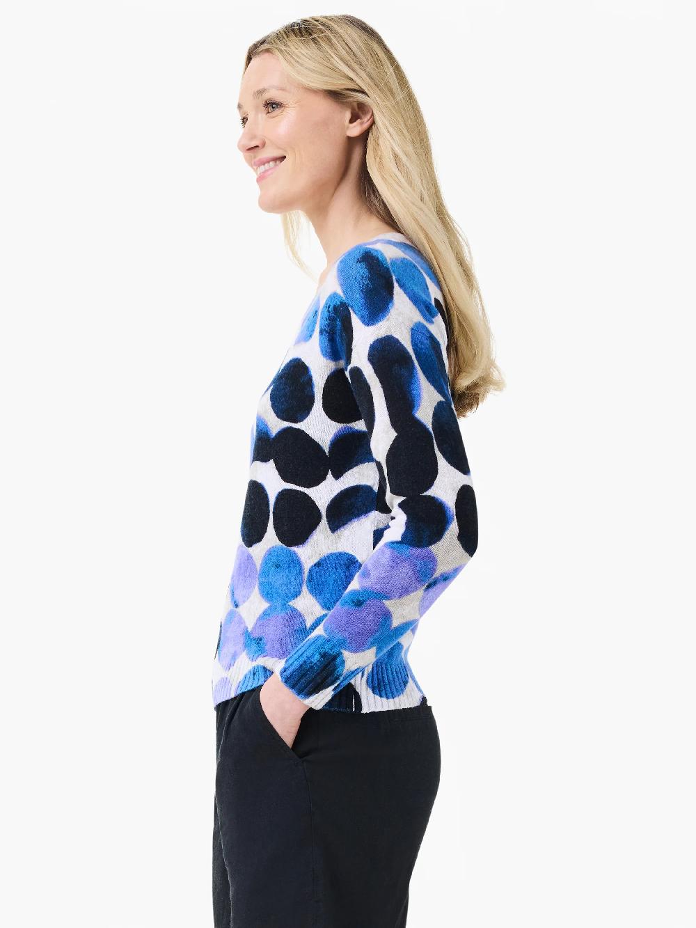 Nic Zoe Midnight Dot Supersoft Sweater