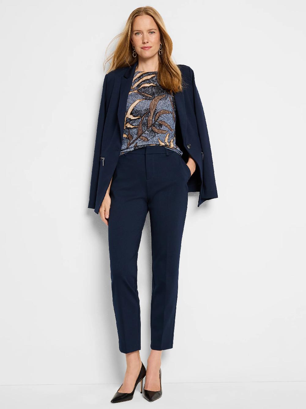 Nic Zoe Midnight Fern Sweater