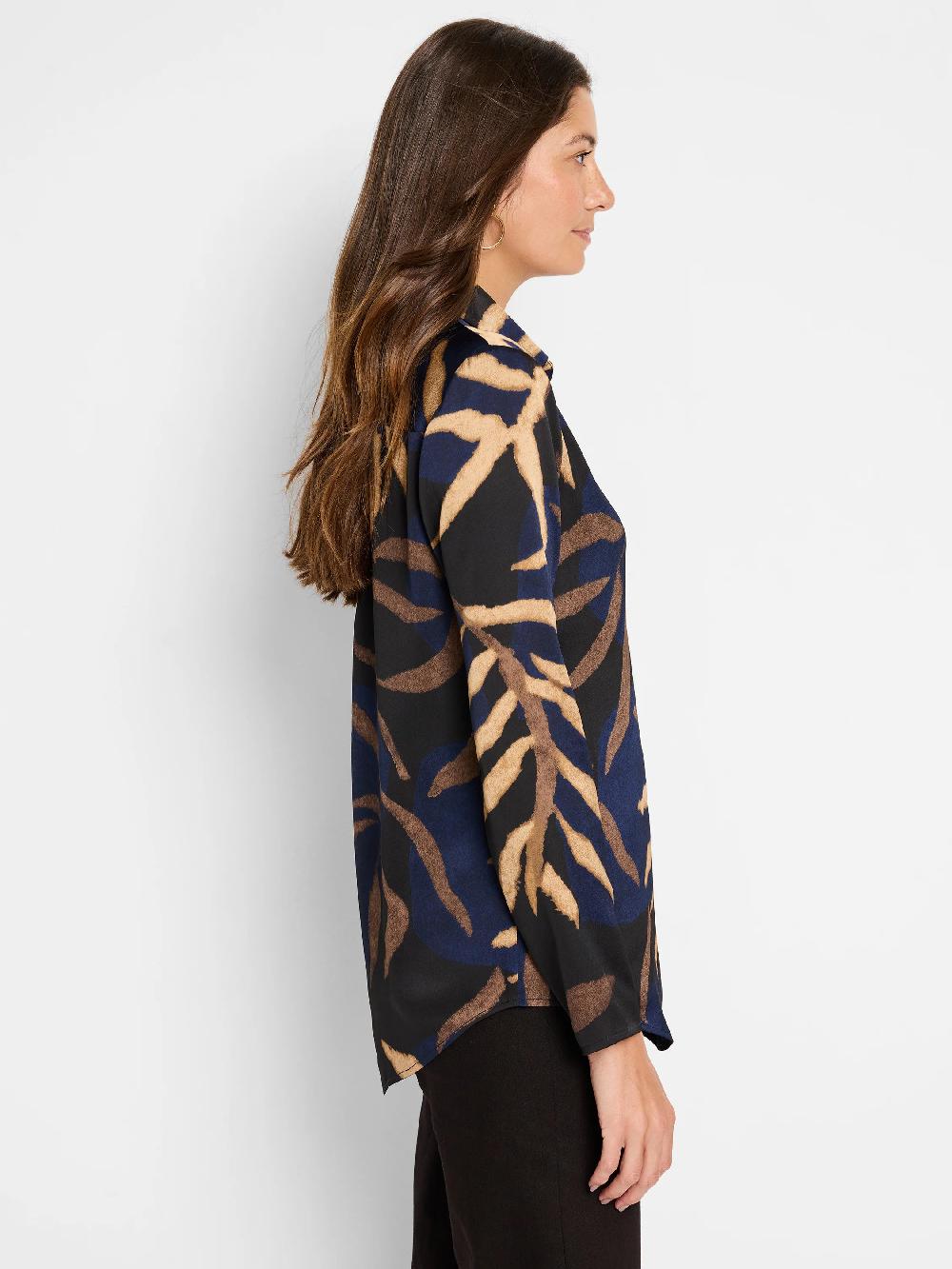 Nic Zoe Midnight Fern Top