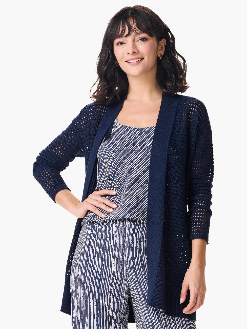 nic zoe Moonlight Mesh Cardigan