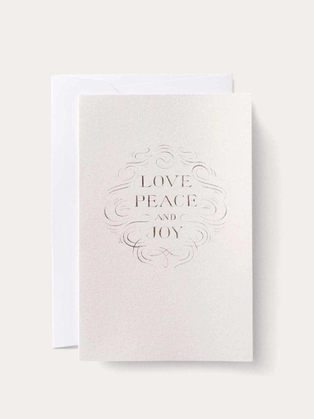 nic zoe Noat-Love Peace & Joy Card