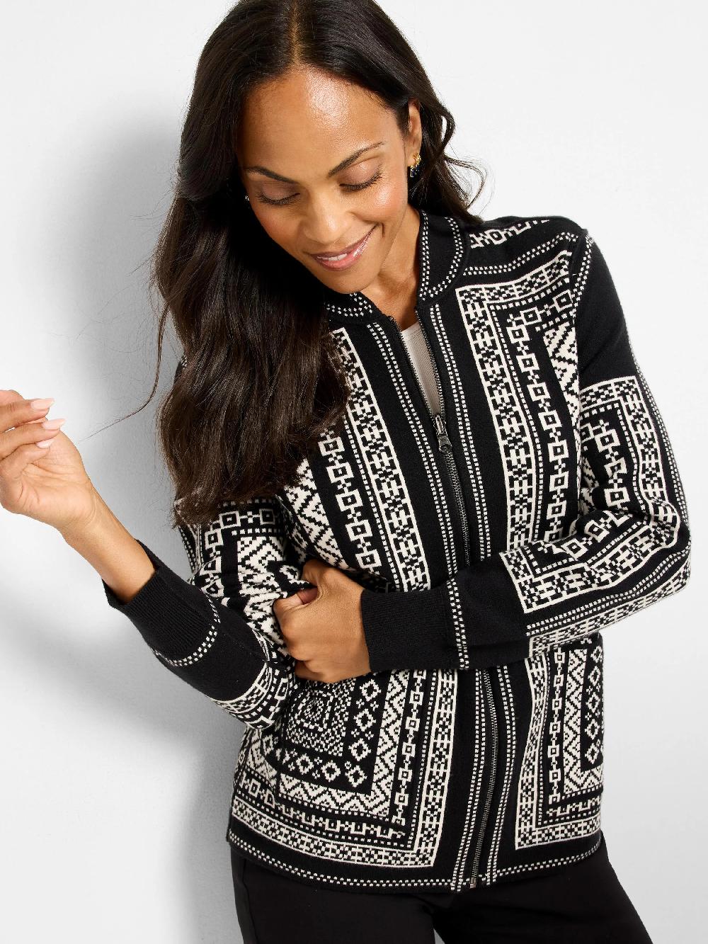 Nic Zoe Nordic Nights Reversible Jacket