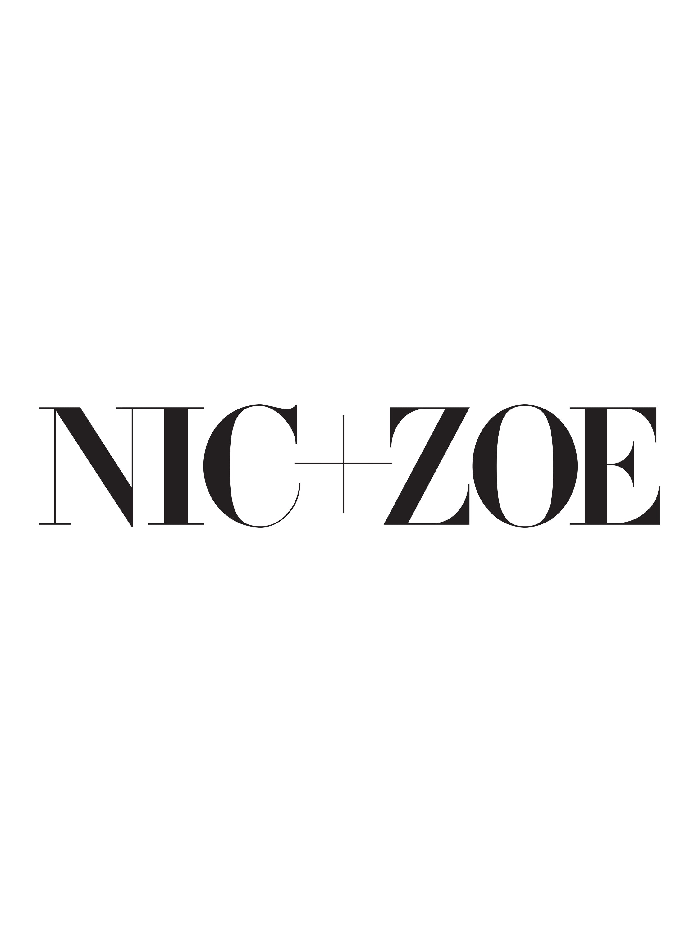 nic zoe Notch Collar Knit Jacket
