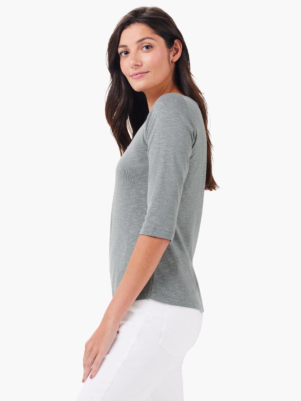 Nic Zoe NZT 3/4 Sleeve Boat Tee