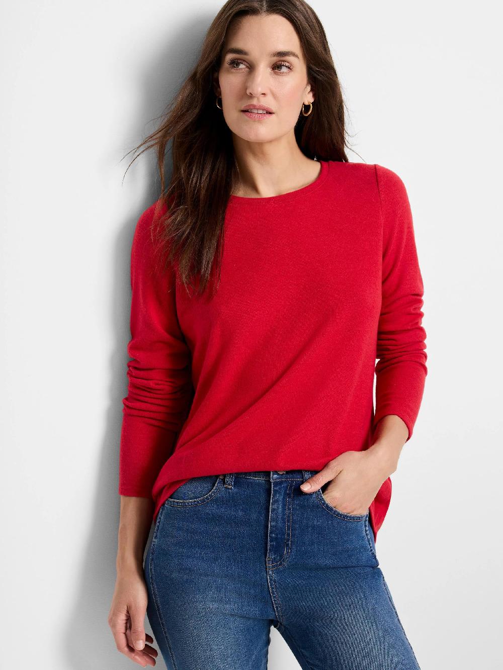 Nic Zoe NZT Cozy Long Sleeve Shirttail Tee
