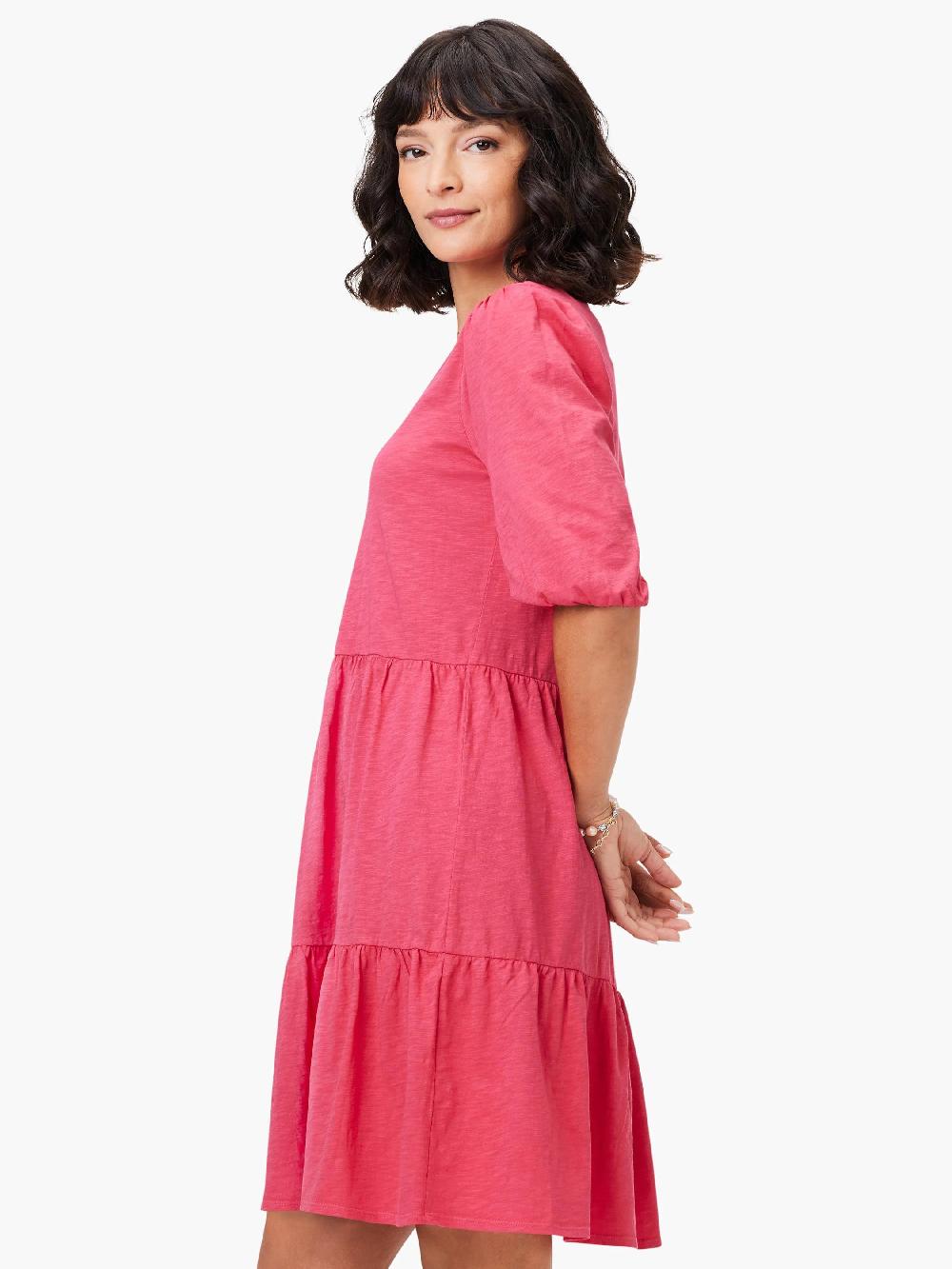 Nic Zoe NZT Elbow Sleeve V-Neck Dress