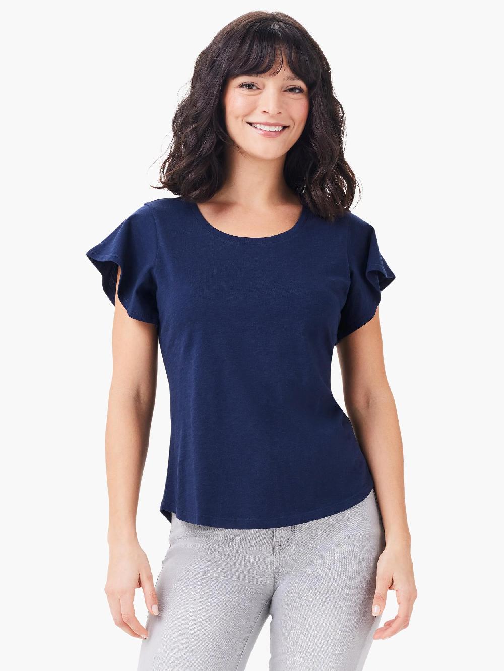 nic zoe NZT Flutter Short Sleeve Tee