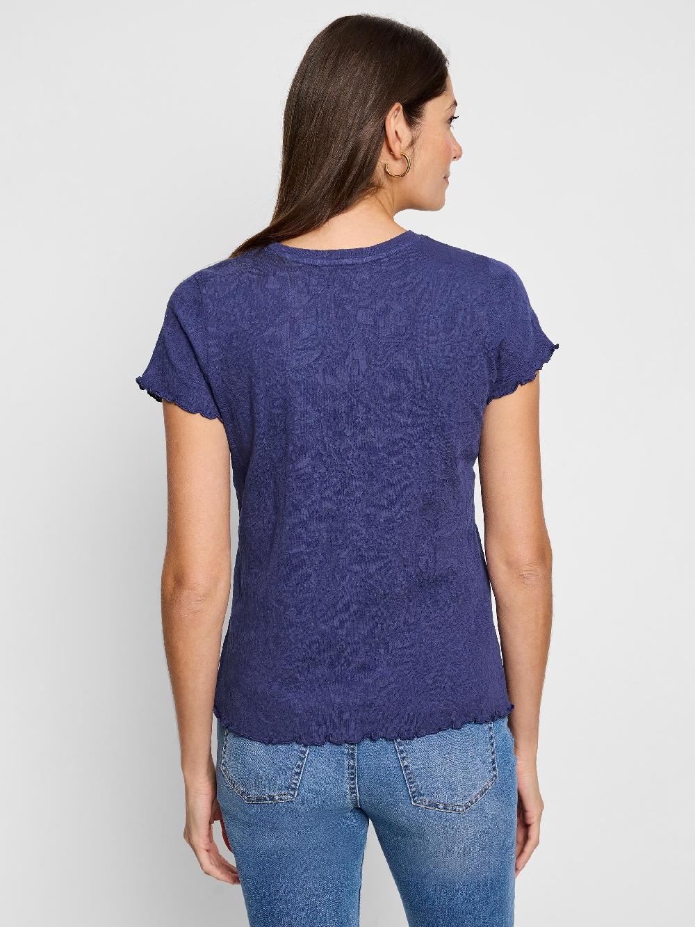 Nic Zoe NZT Lace Knit T-Shirt