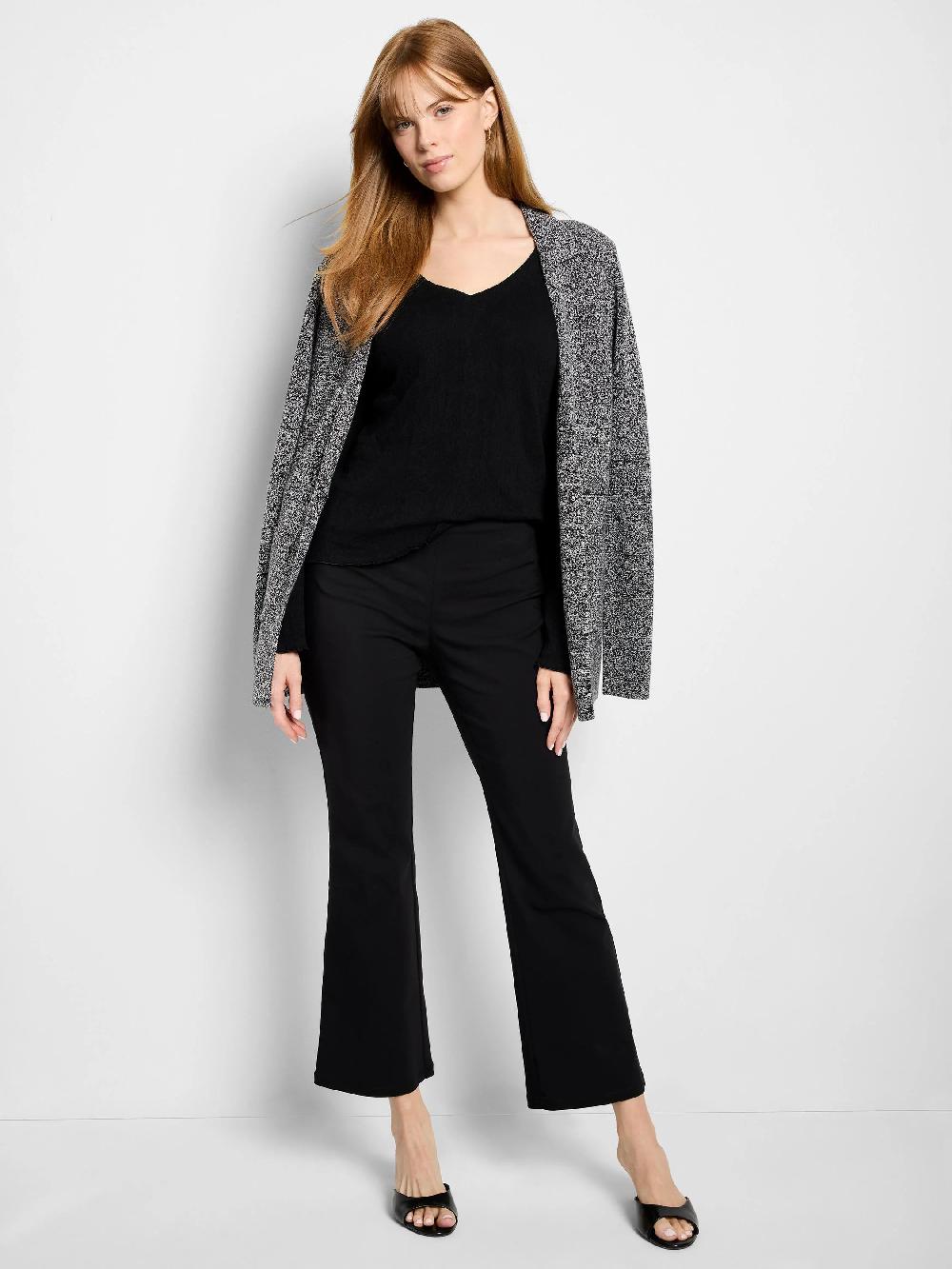 Nic Zoe NZT Lace Knit V-Neck T-Shirt