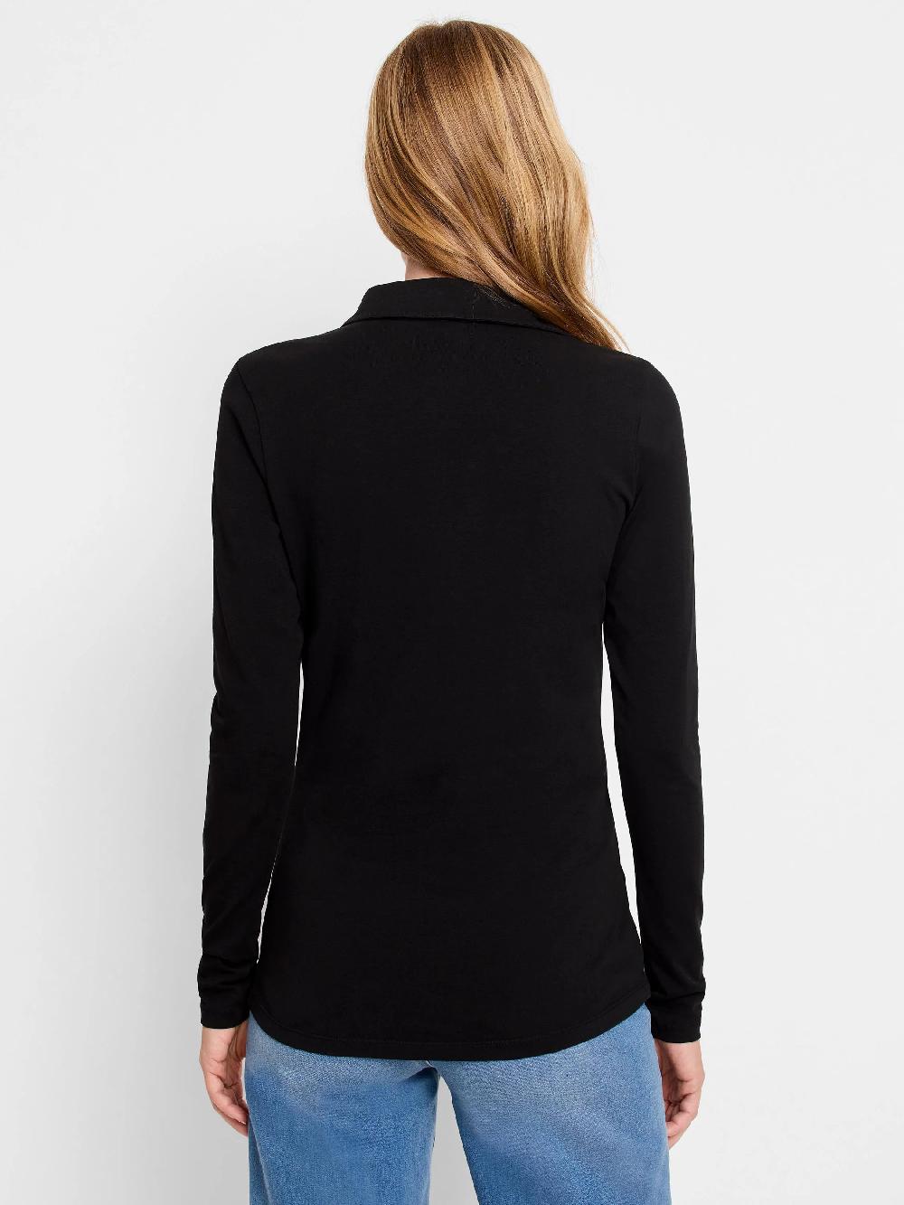 Nic Zoe NZT Long Sleeve Polo Top