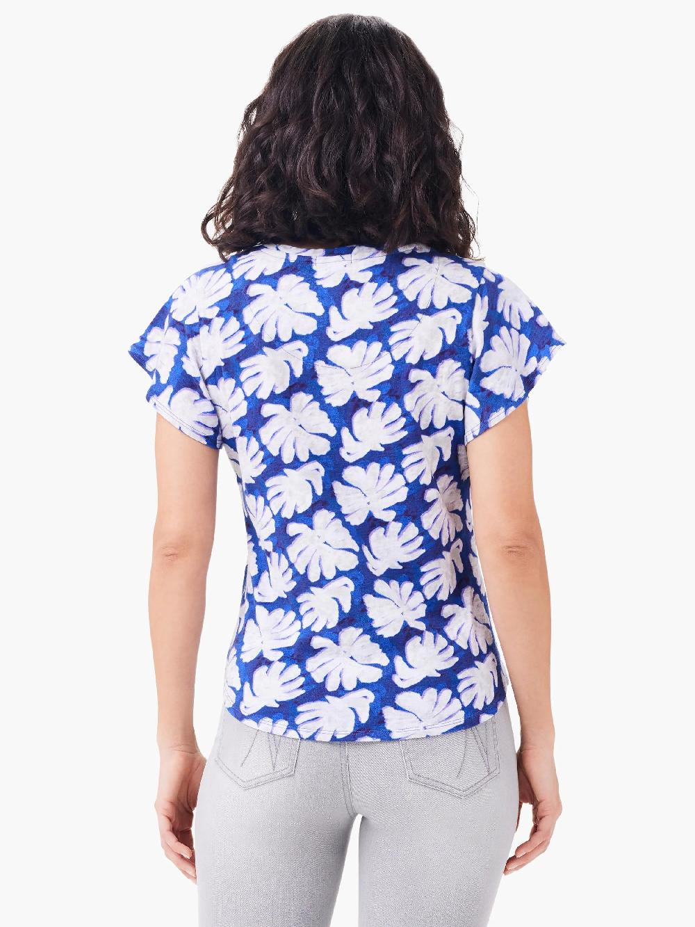 Nic Zoe NZT Shadow Palm Flutter Short Sleeve Tee