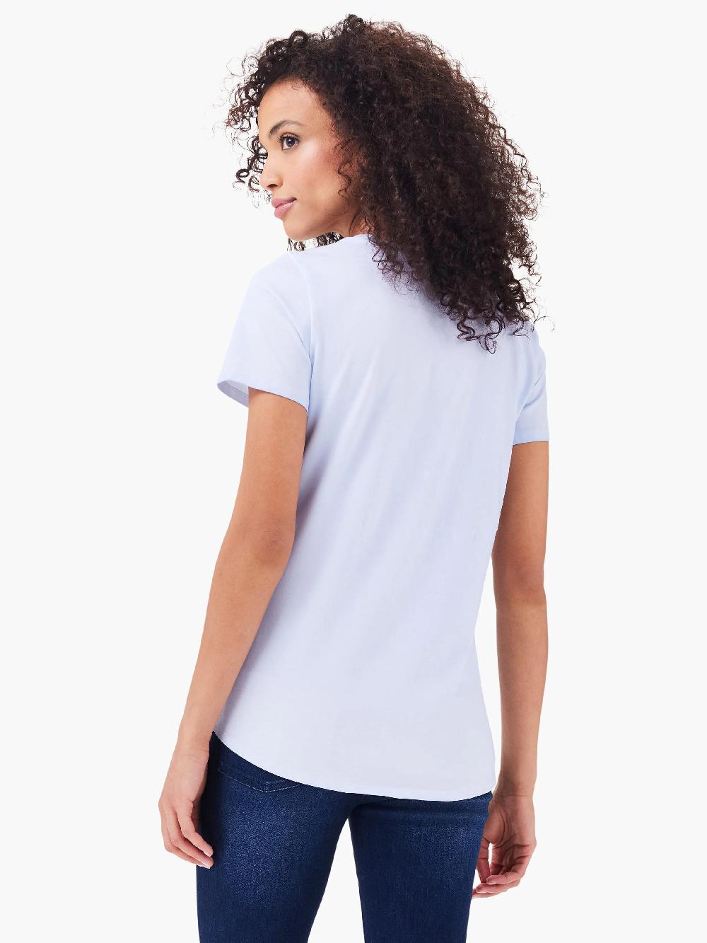 Nic Zoe NZT Short Sleeve Shirt Tail Crew Tee