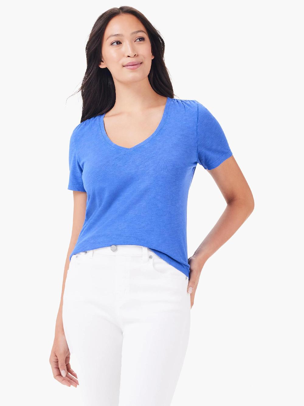 Nic Zoe NZT Short Sleeve V-Neck Tee