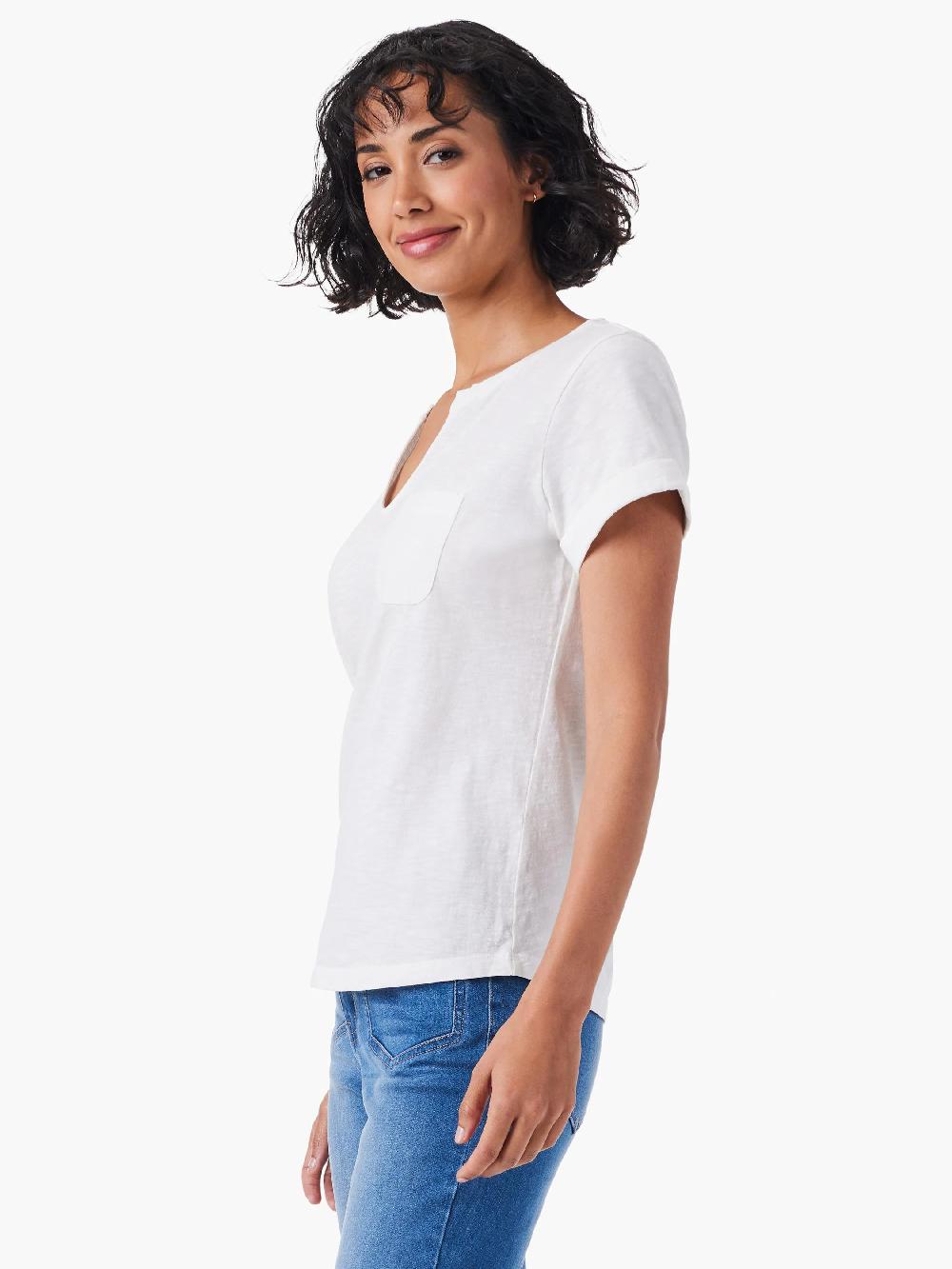 Nic Zoe NZT Split Neck Tee
