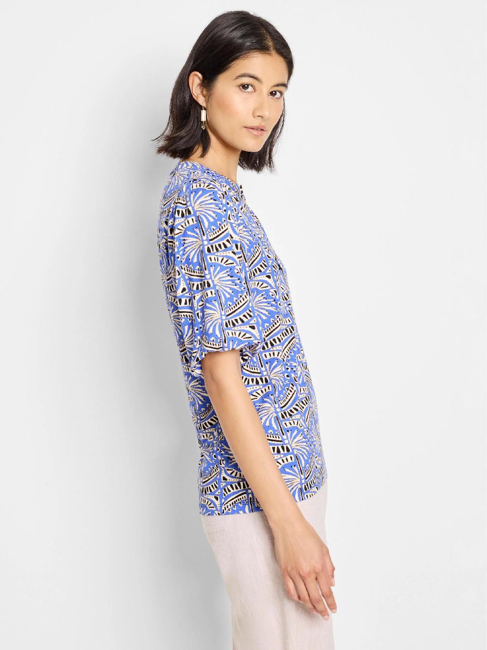 Nic Zoe Ocean Jewel Top