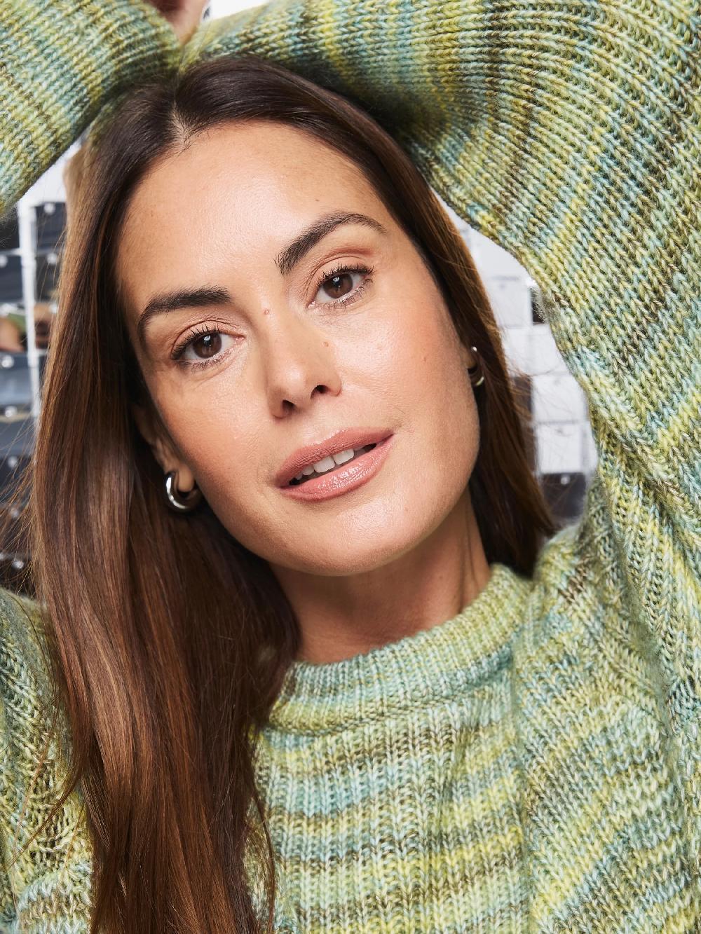 Nic Zoe Party Mix Crew Sweater