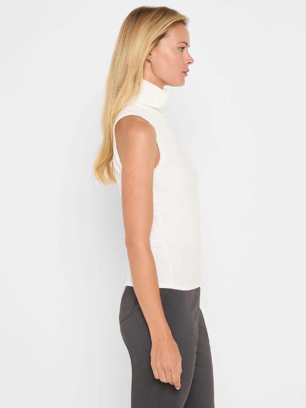 Nic Zoe Perfect Knit Rib Turtleneck Tank