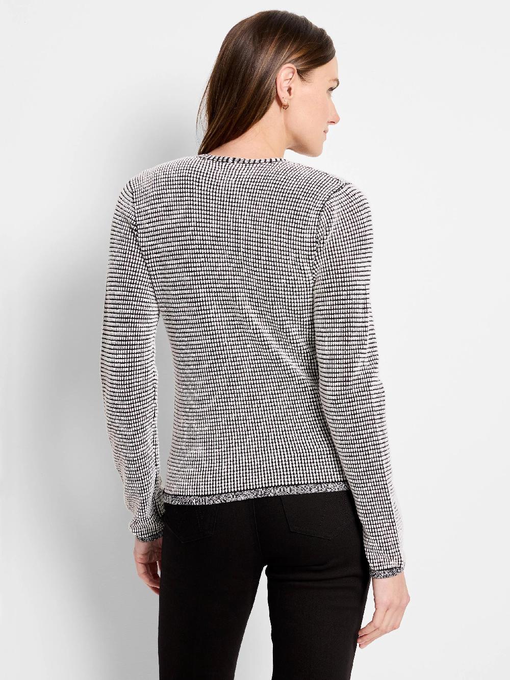 Nic Zoe Pixel Knit 4-Way Cardigan