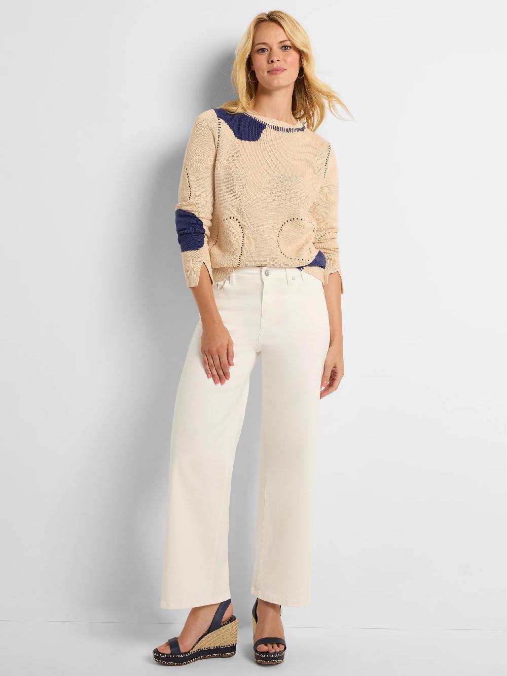 Nic Zoe Placed Pebble Sweater