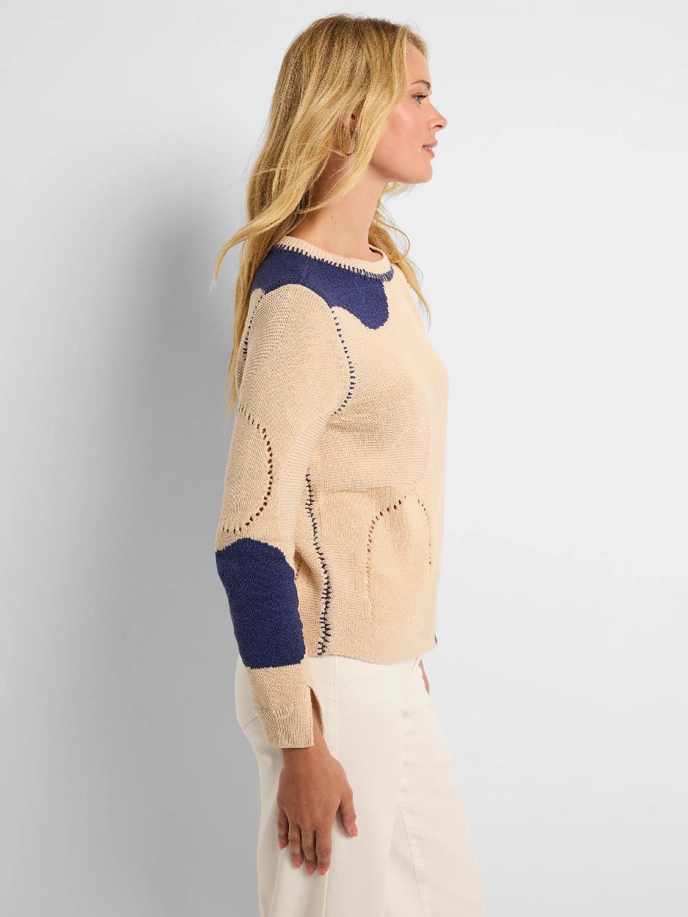 Nic Zoe Placed Pebble Sweater