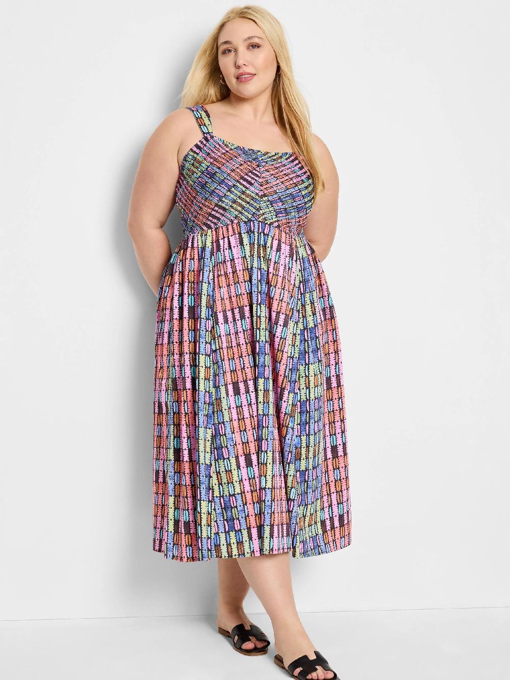 Nic Zoe Rainbow Macaroon Sarah Dress