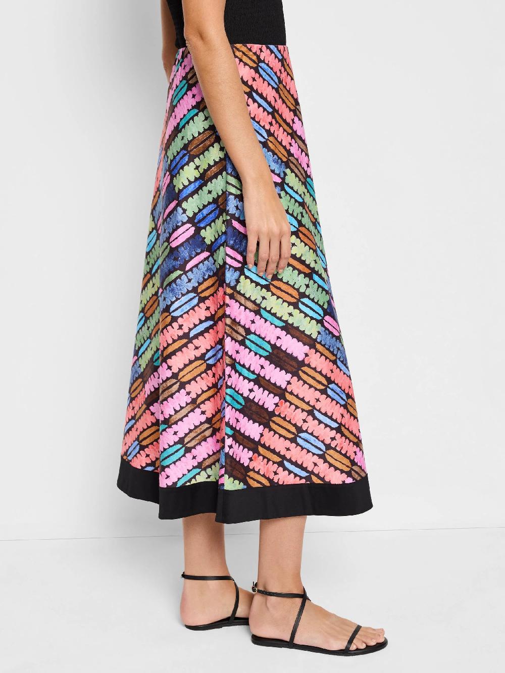 Nic Zoe Rainbow Macaroon Skirt