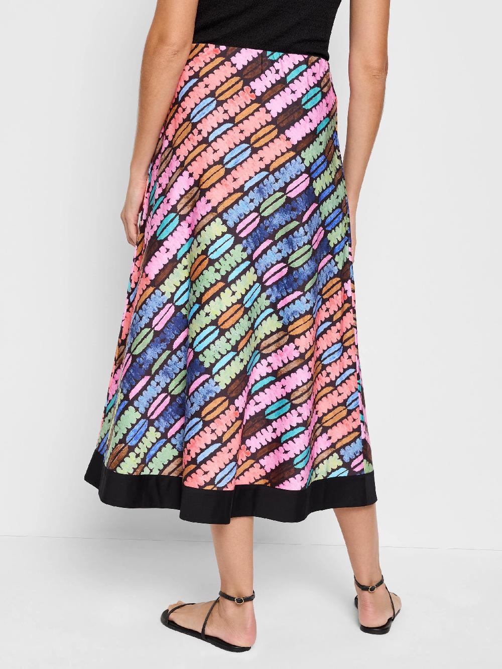 Nic Zoe Rainbow Macaroon Skirt