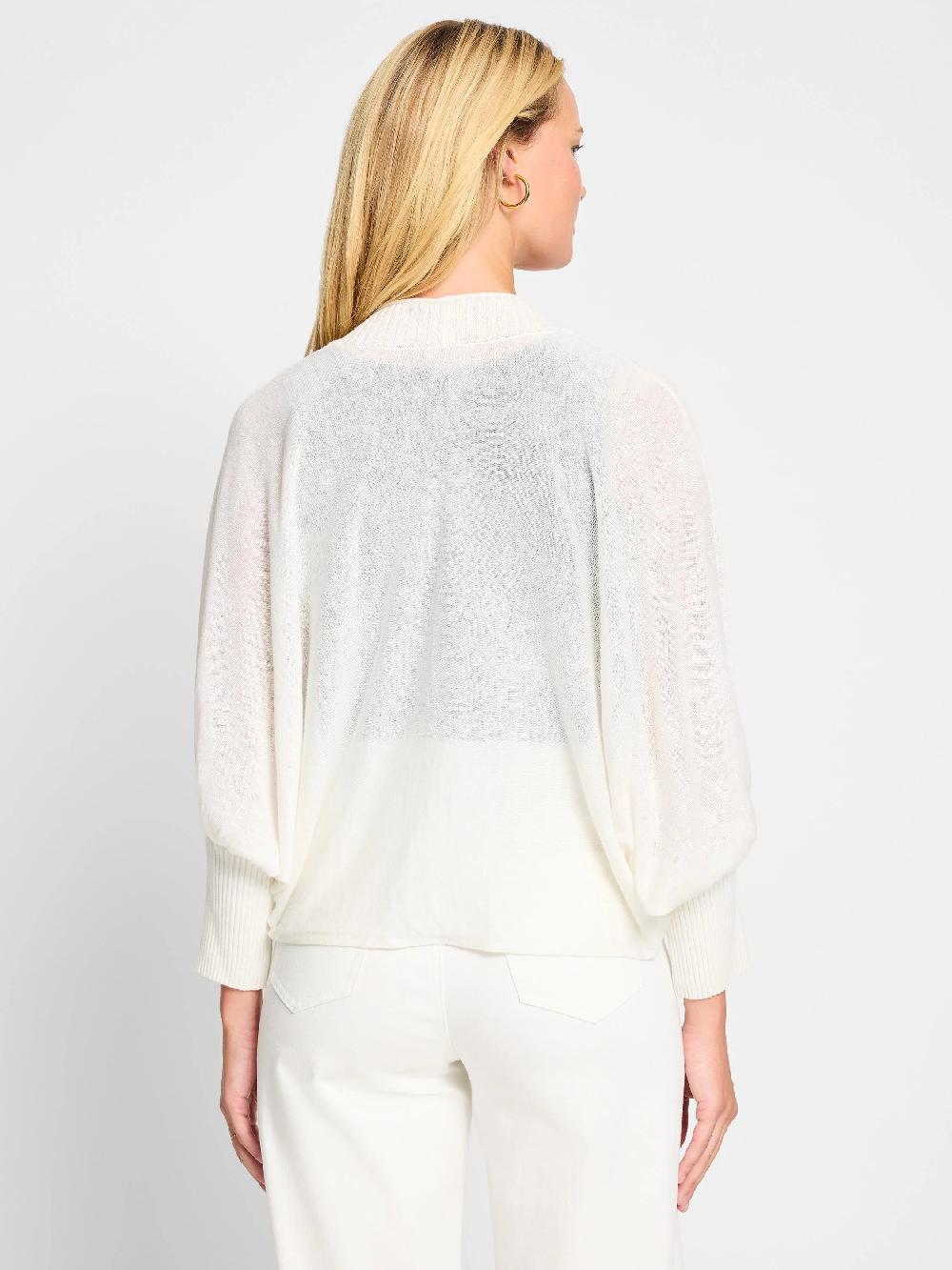 Nic Zoe Ramie Crush Cardigan