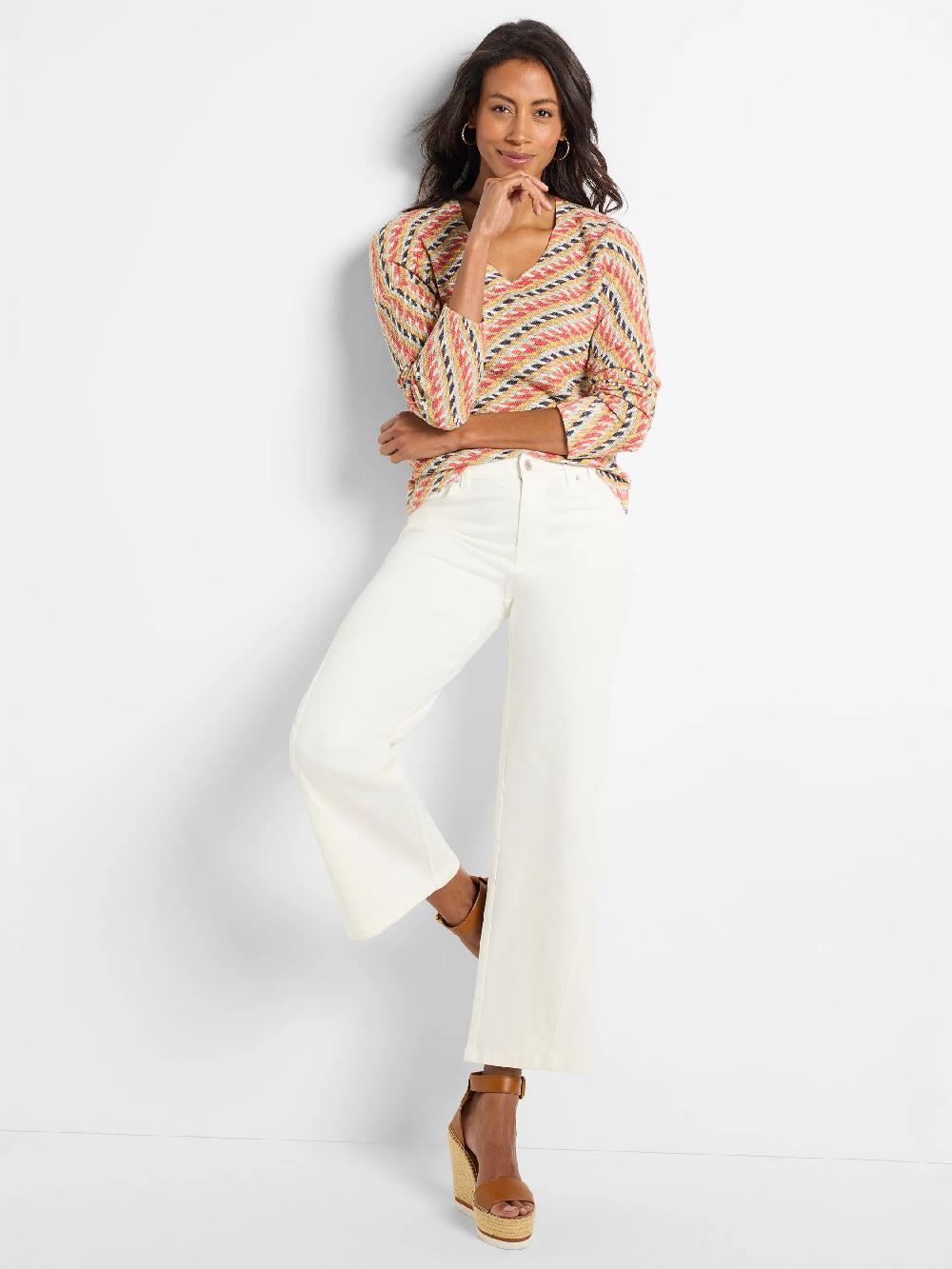 Nic Zoe Rope Twist Sweater