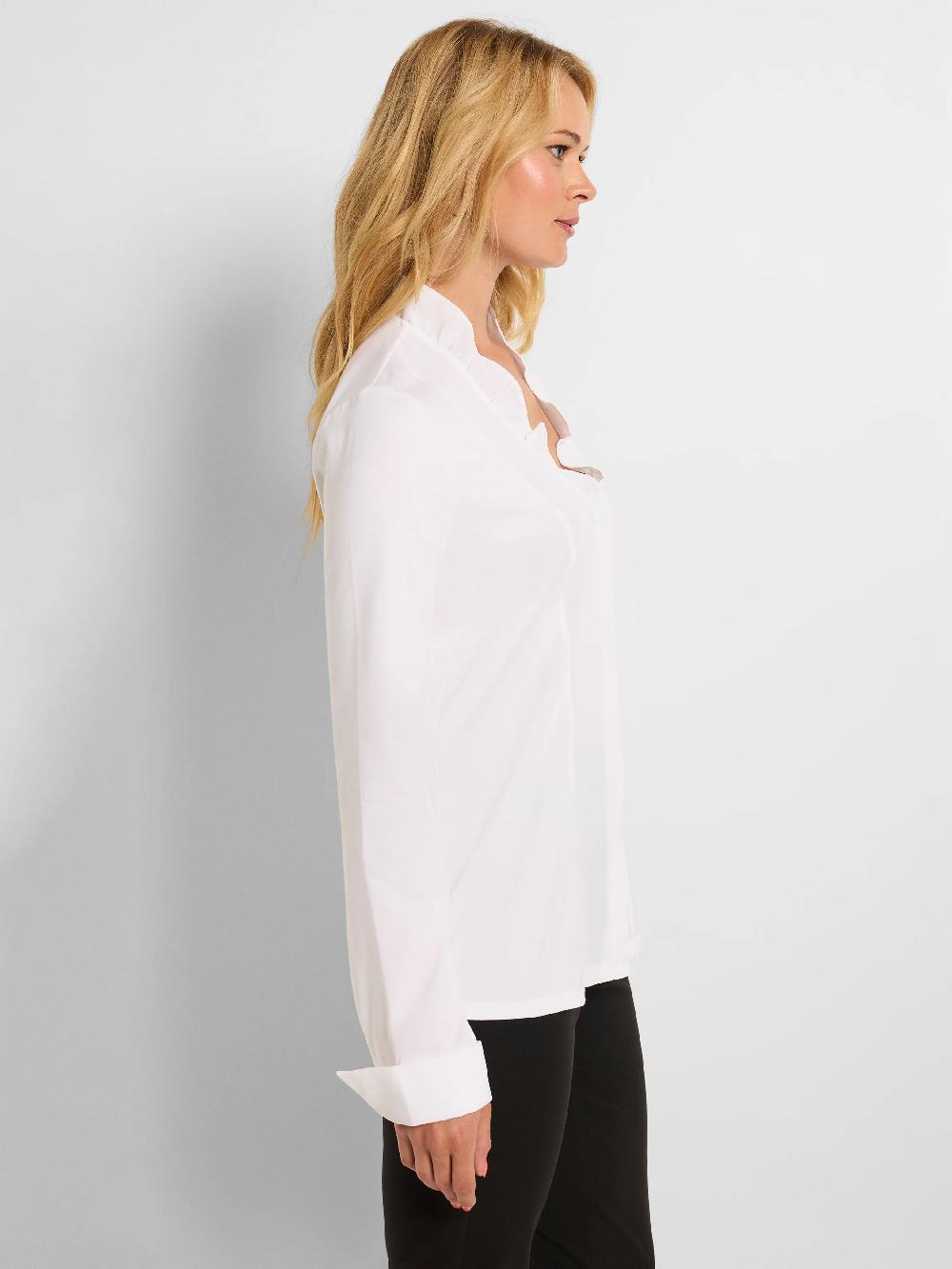 Nic Zoe Ruffled Around Shirt