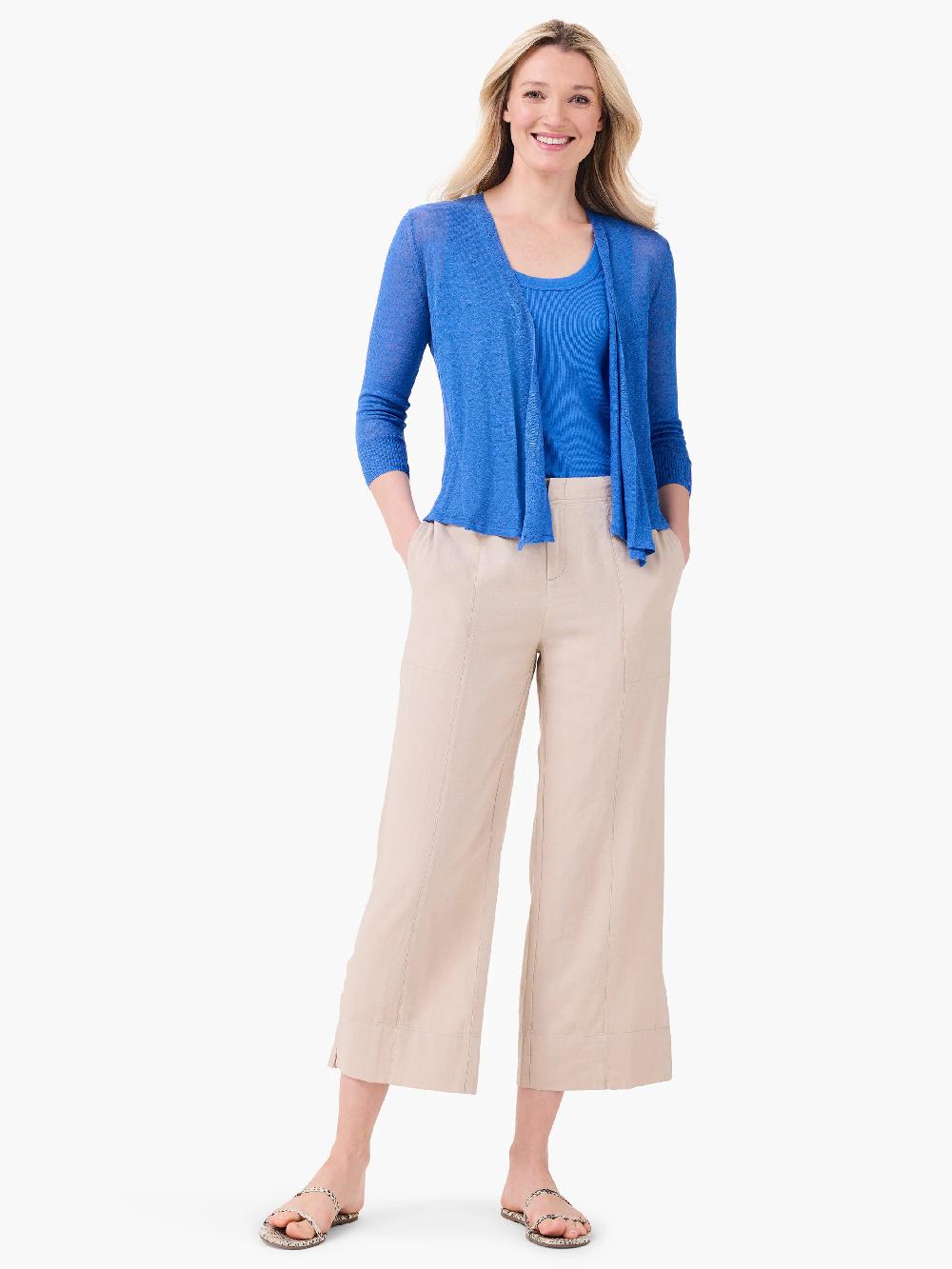 Nic Zoe Rumba Park Wide-Leg Crop Pant