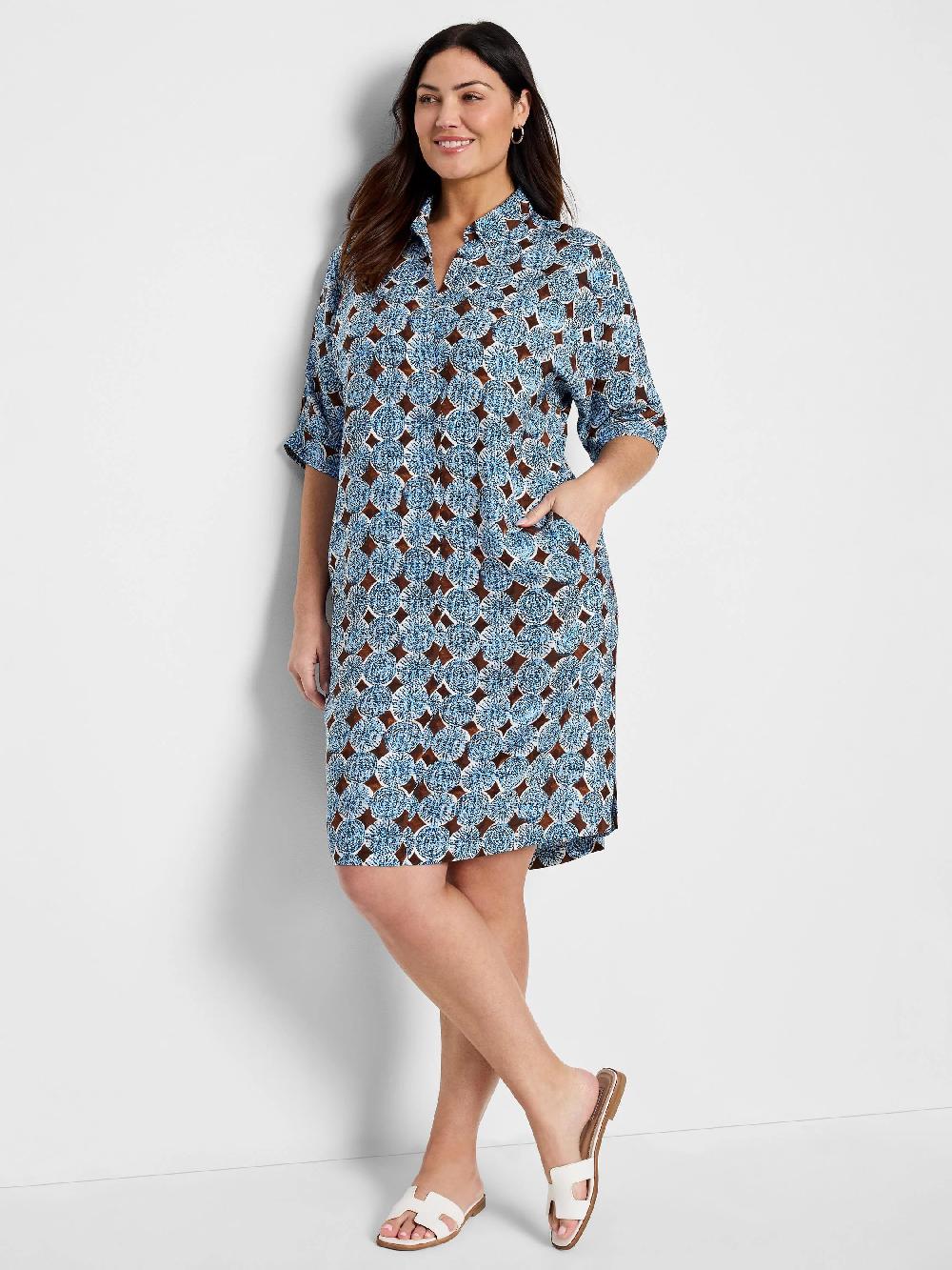 Nic Zoe Sand Dollar Devon Dress