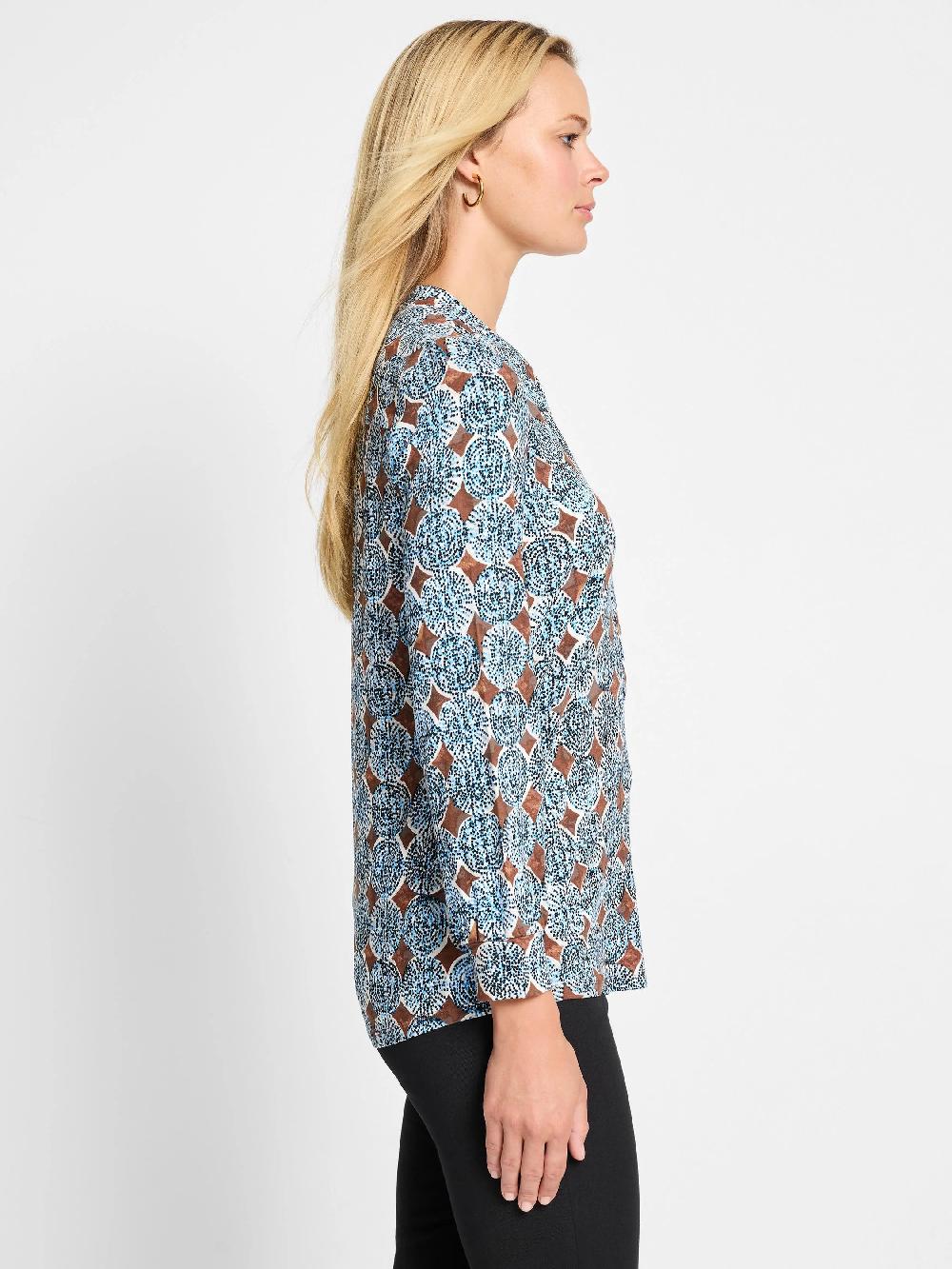 Nic Zoe Sand Dollar Knit Top