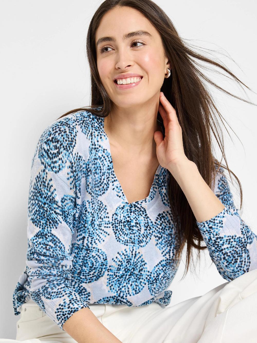 nic zoe Sand Dollar Supersoft Sweater