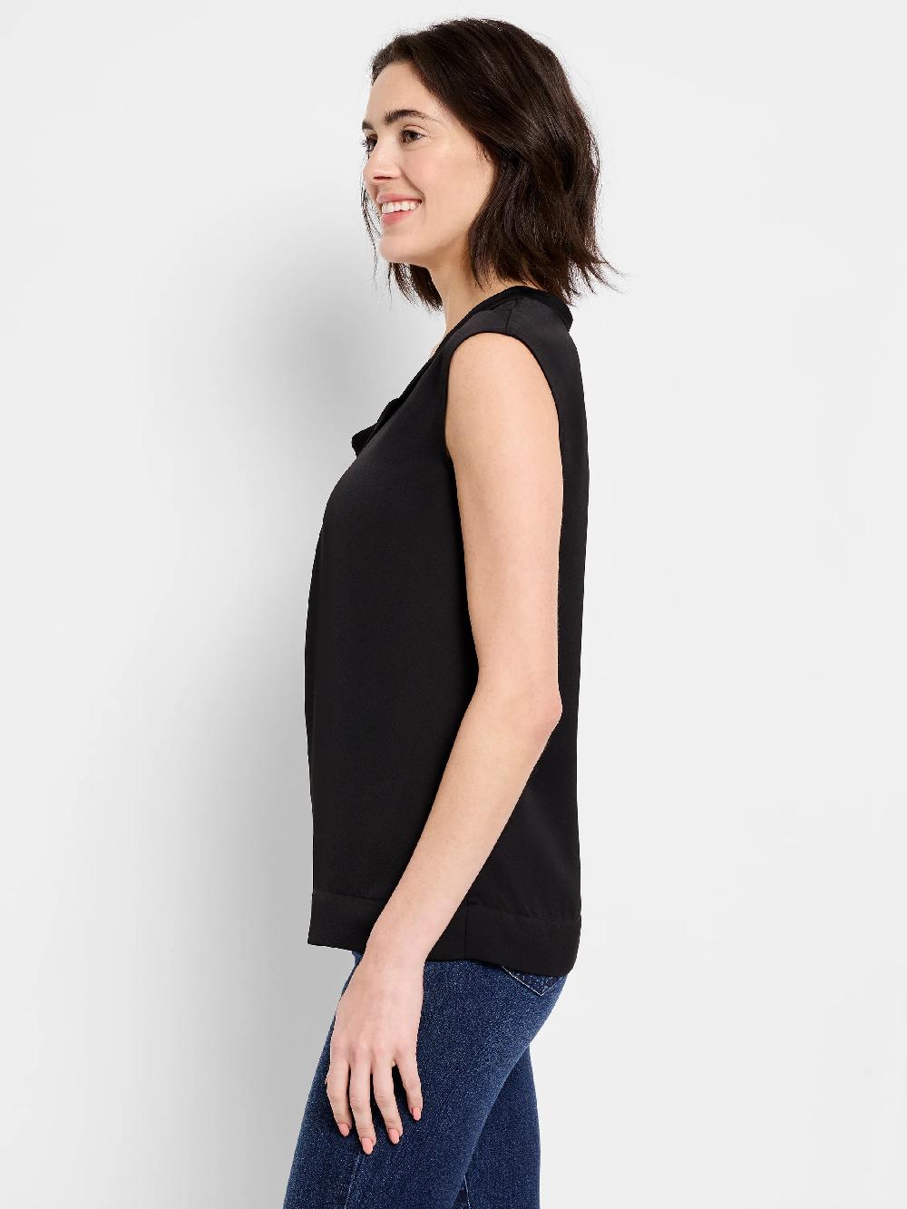 Nic Zoe Satin Chiffon Jacket Layer