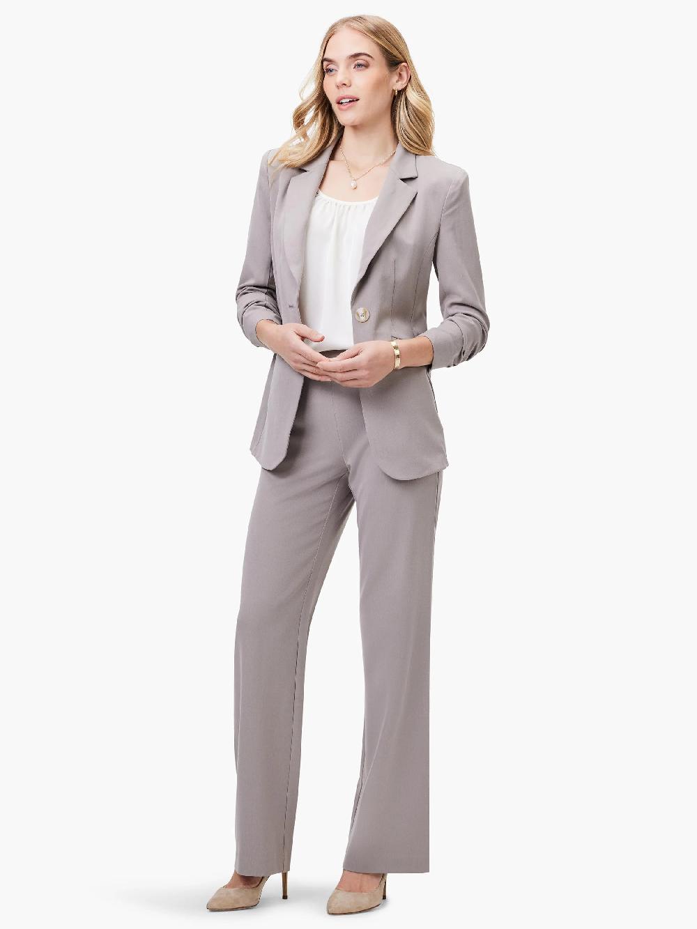 Nic Zoe Satin Chiffon Scoop Tank