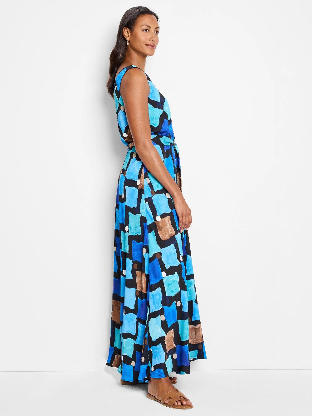 Nic Zoe Sea Glass Bianca Dress