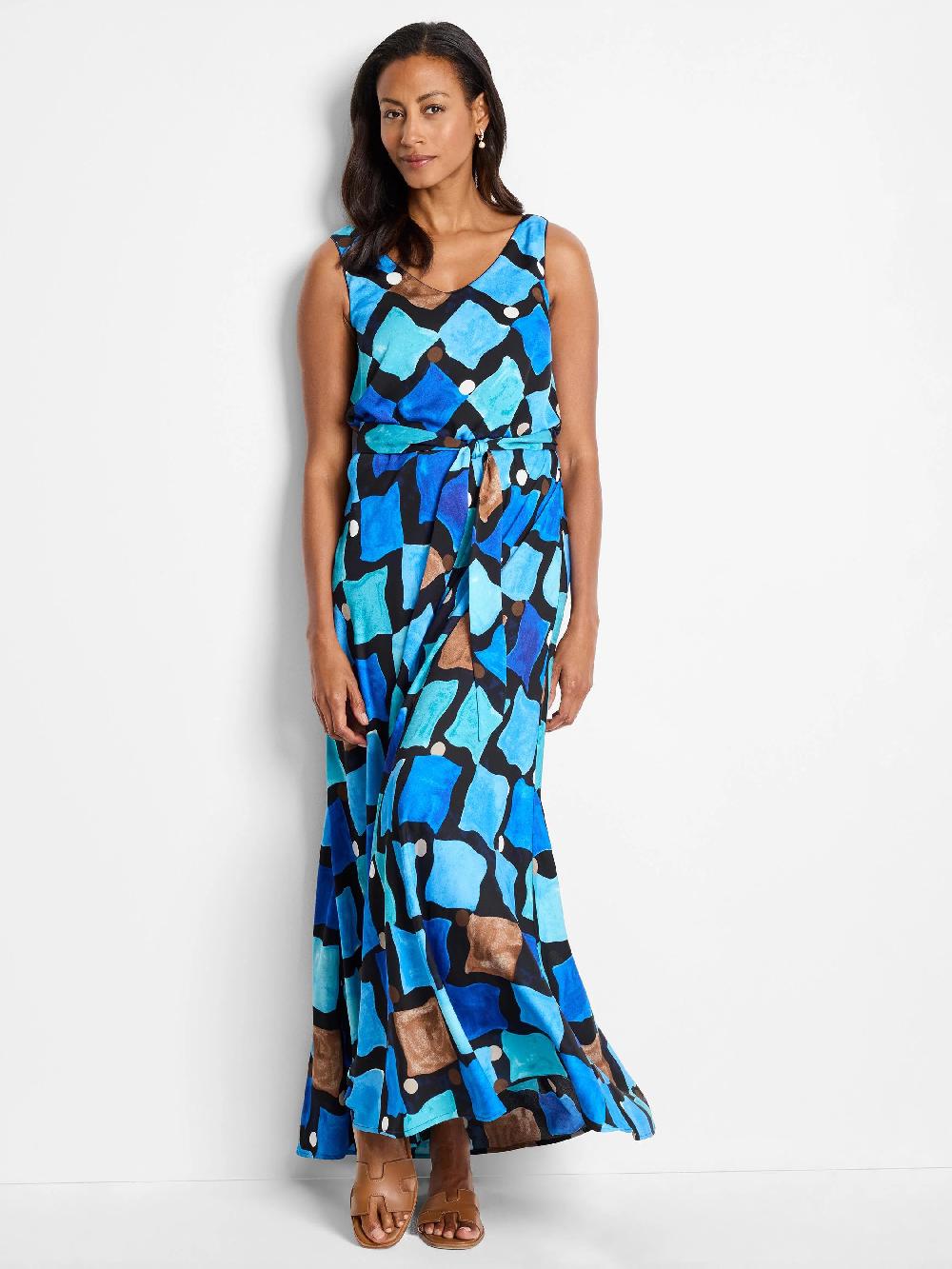 nic zoe Sea Glass Bianca Dress