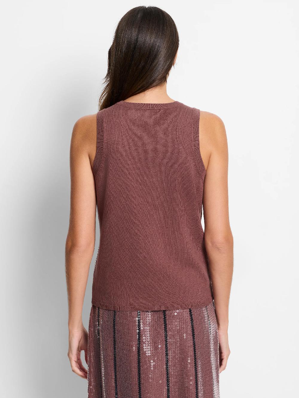 Nic Zoe Sequin Knit Tank