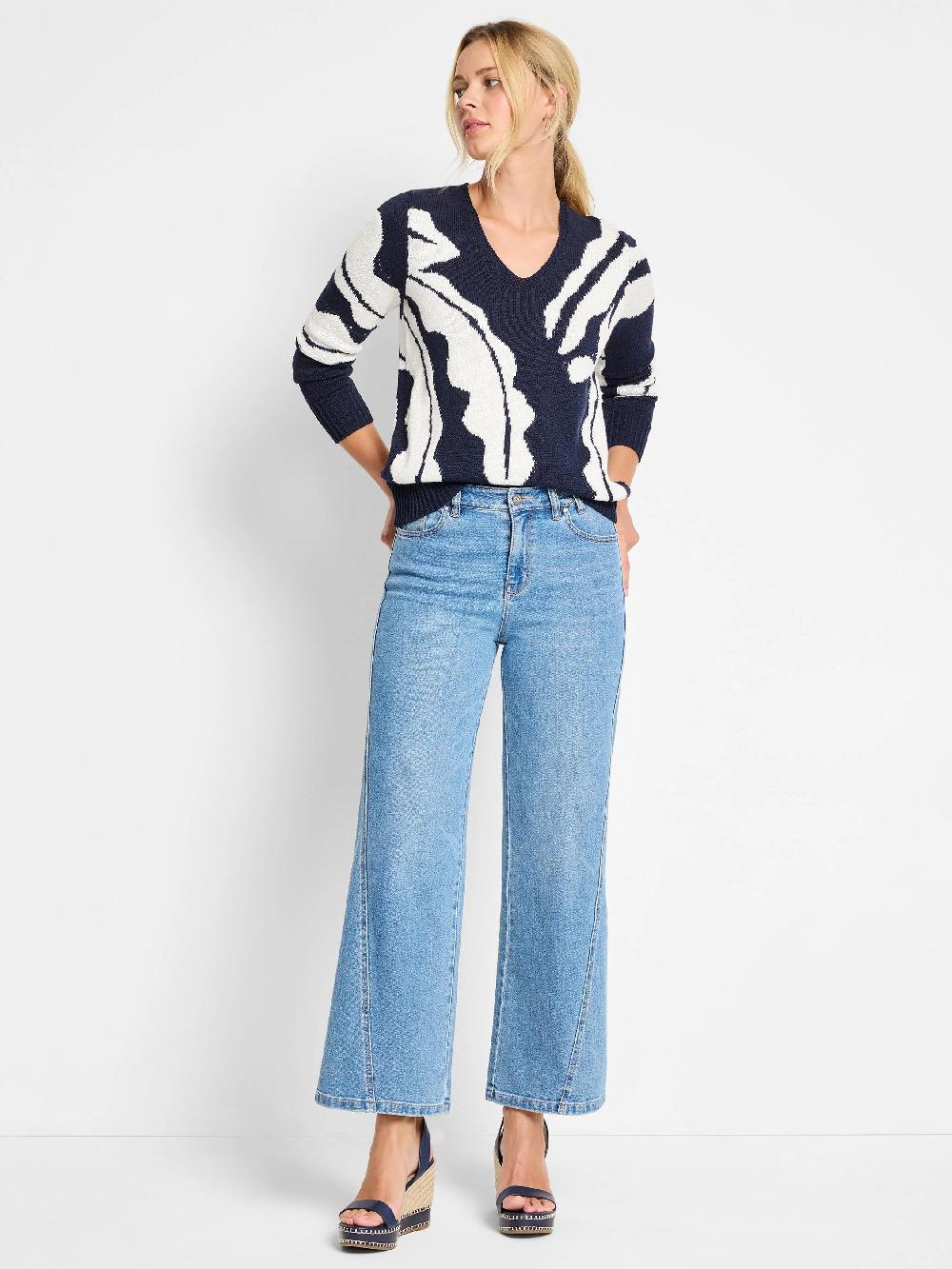 Nic Zoe Shadow Reef Sweater