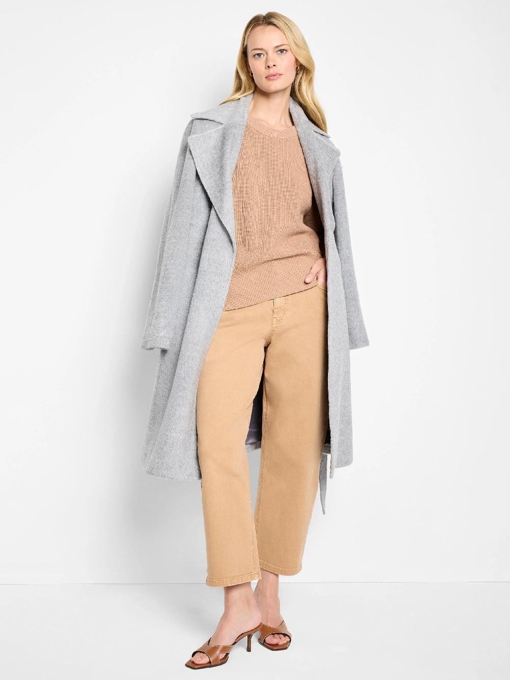 Nic Zoe Shaker Stitch Crew Neck Sweater