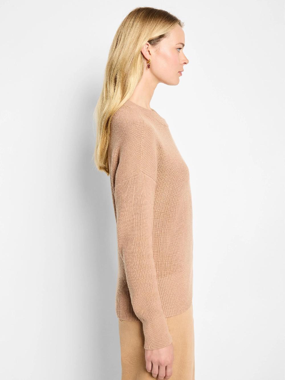 Nic Zoe Shaker Stitch Crew Neck Sweater