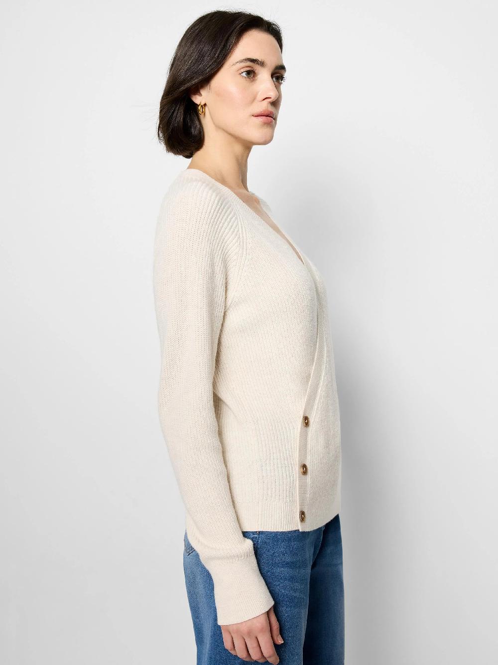 Nic Zoe Shaker Stitch Wrap Sweater