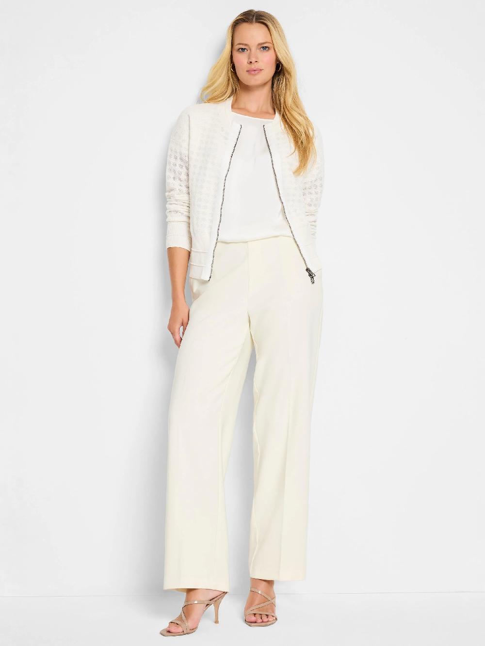 Nic Zoe Sheer Stitch Knit Cardigan