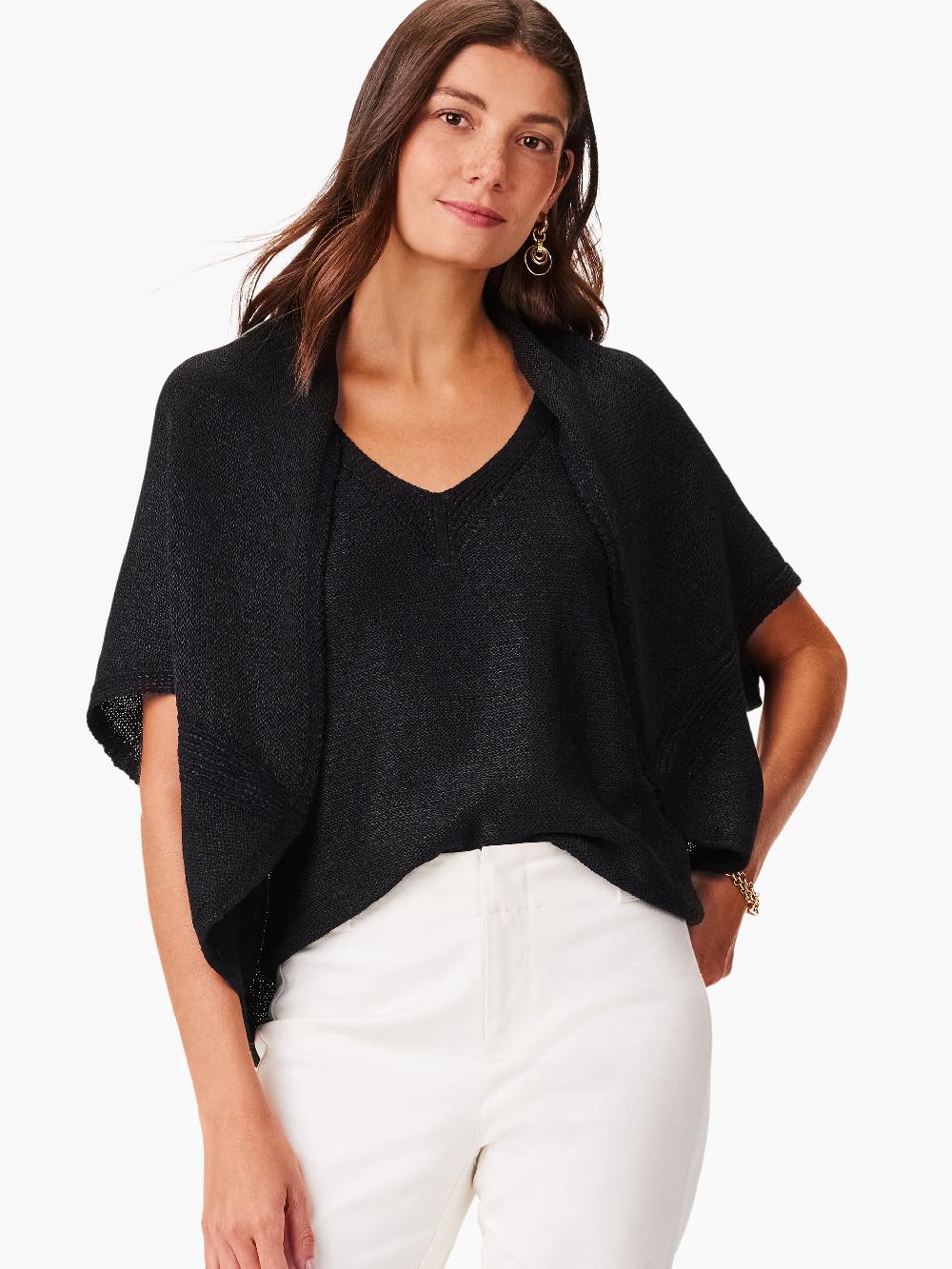 nic zoe Sleek Cocoon Cardigan