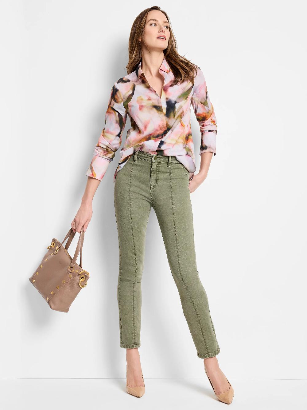 Nic Zoe Smoky Petals Shirt