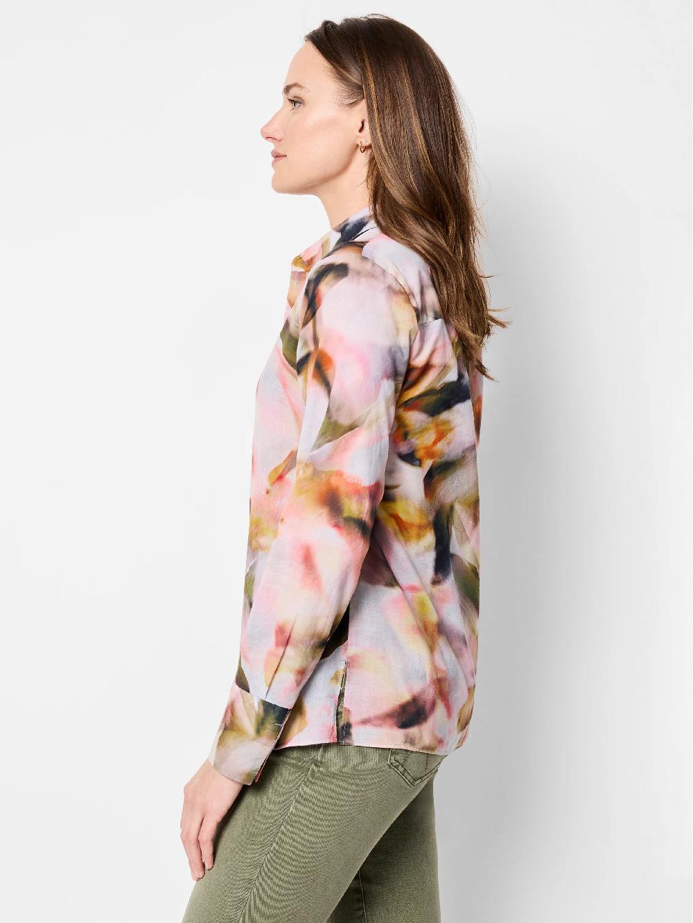 Nic Zoe Smoky Petals Shirt