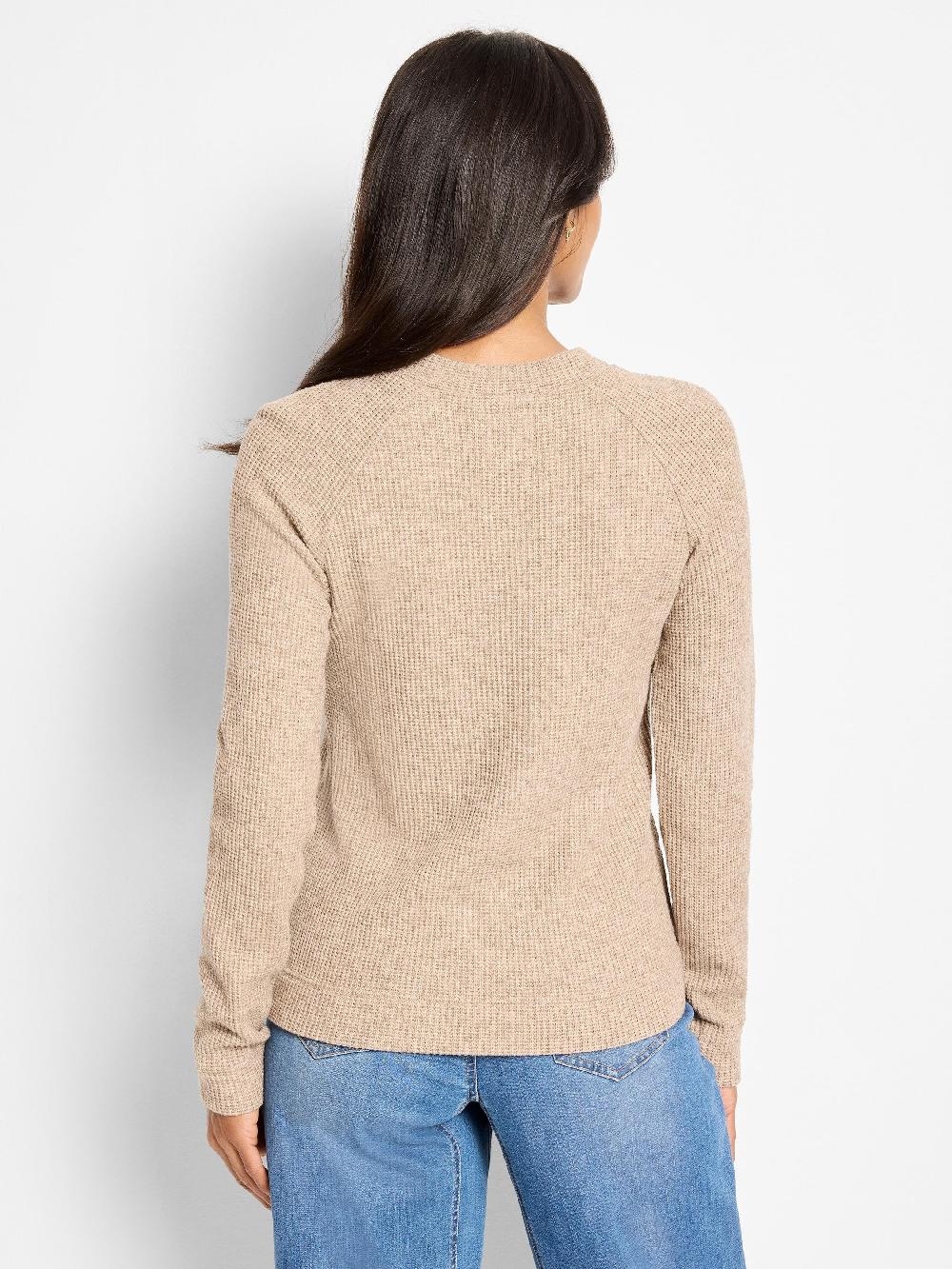 Nic Zoe Soft Thermal Button Top