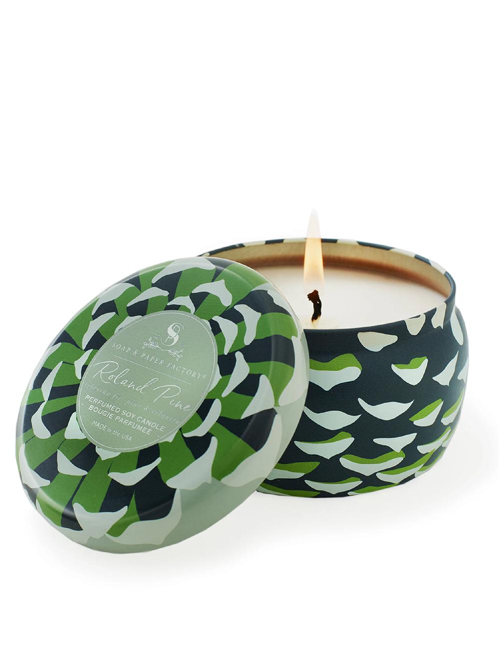 nic zoe Sp Factory Roland Pine 6 Oz Tin Soy Candle