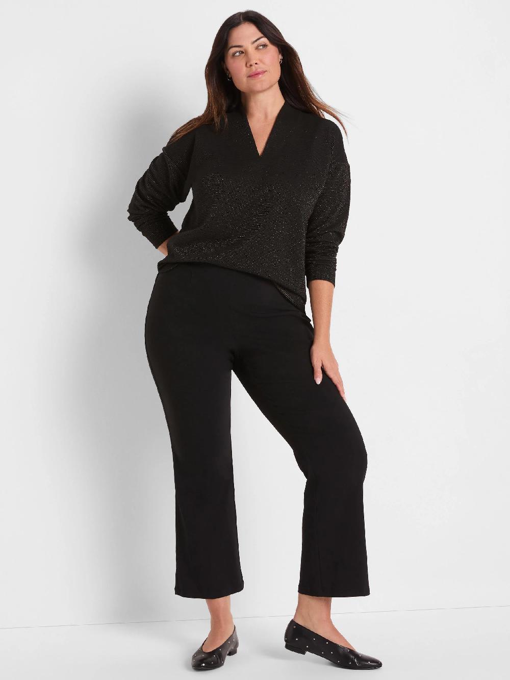 Nic Zoe Sparkle Stripe Everyday Top